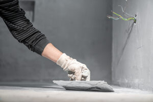 plan de travail en béton ciré